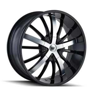 Mazzi – ESSENCE – Black – 22″x9.5″ 18mm – Summer Wheels – 364-22952B